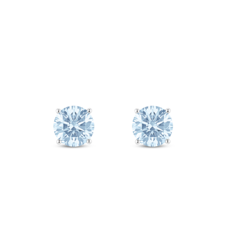 Finest Lab-Grown Diamond 2ct. tw. Round Brilliant Solitaire Studs