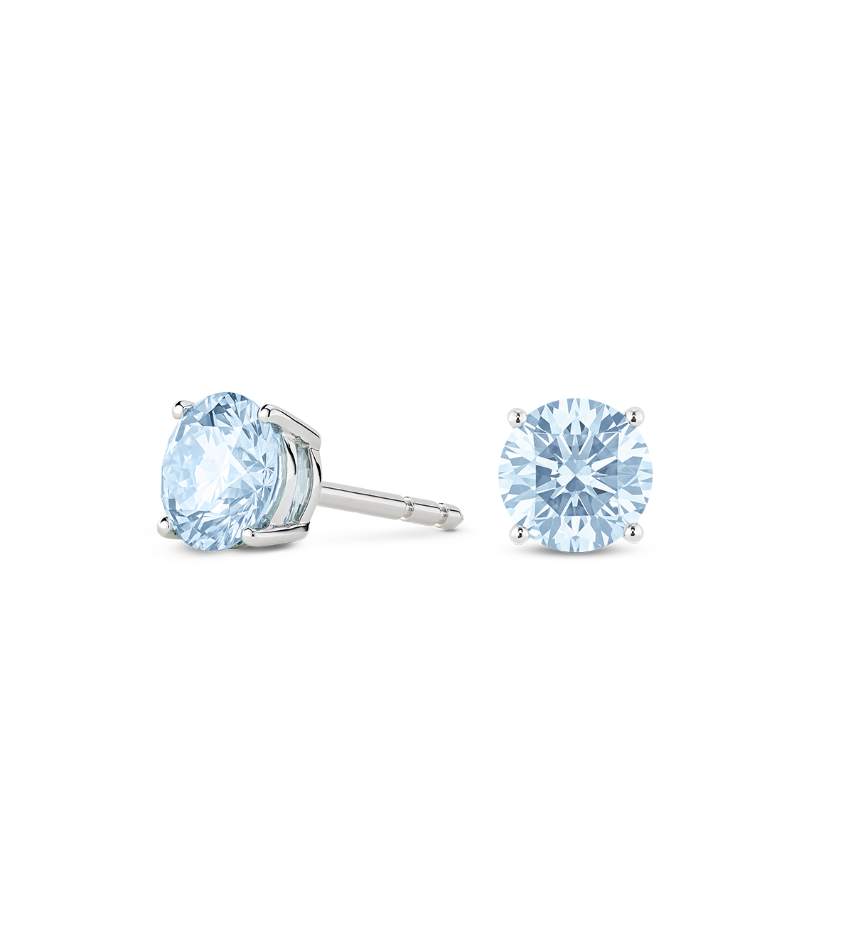 Finest Lab-Grown Diamond 2ct. tw. Round Brilliant Solitaire Studs - Image 3