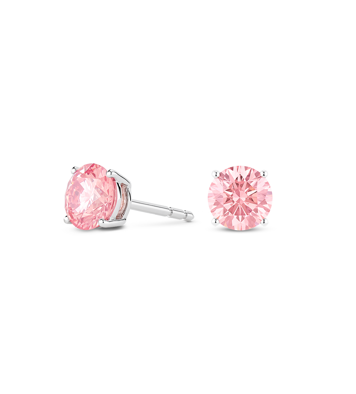 Finest Lab-Grown Diamond 2ct. tw. Round Brilliant Solitaire Studs - Image 3