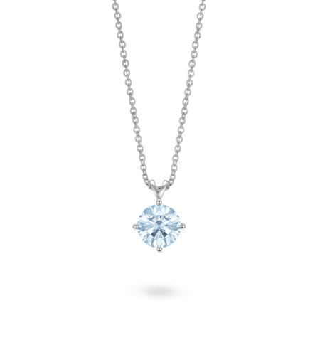 Lab-Grown Diamond 2ct. Round Brilliant Solitaire Pendant