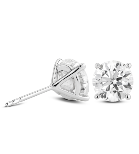 Lab-Grown Diamond 2ct. tw. Cushion Cut 14k Gold Studs